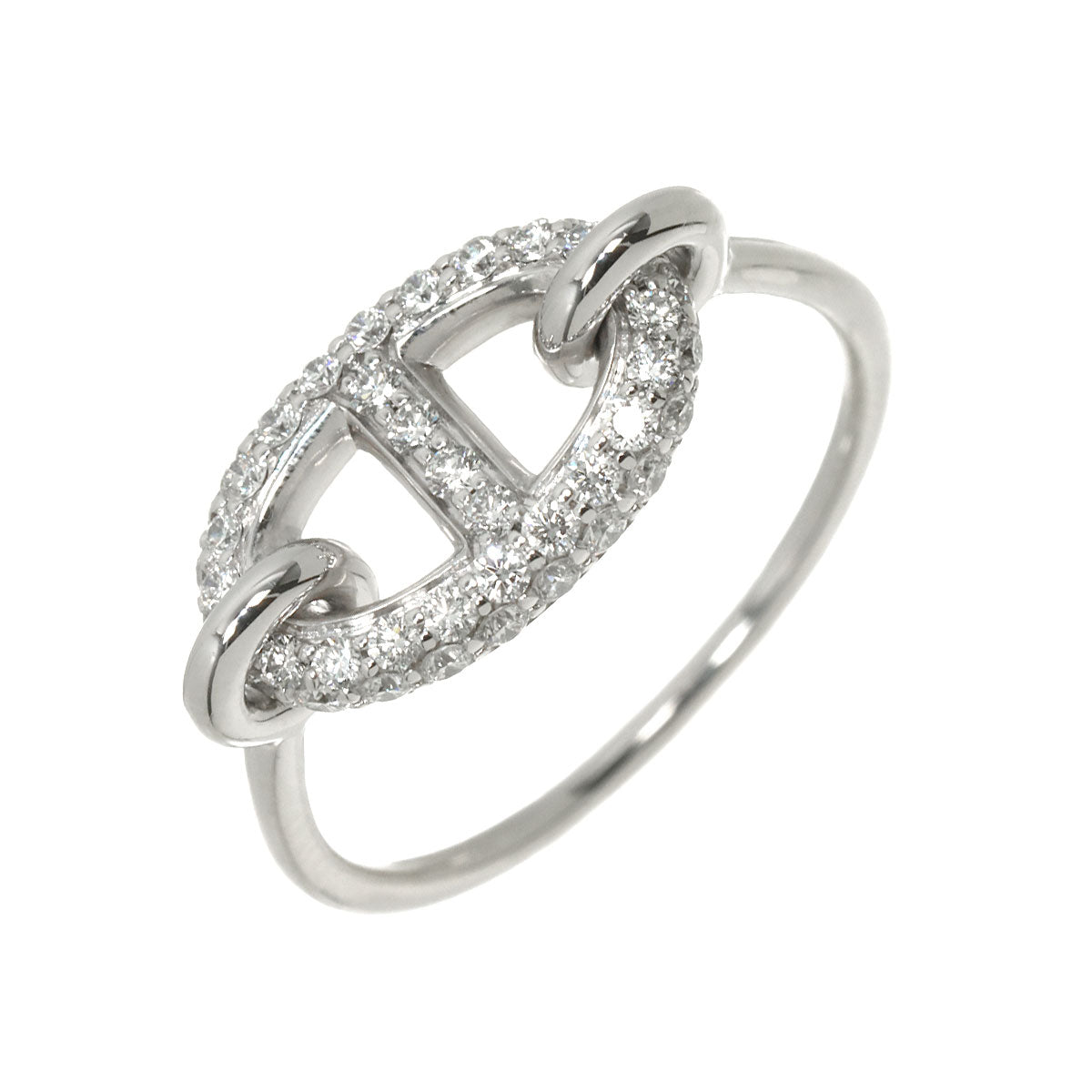 Farandole Diamond Ring 18K WG 750 Size53 6.25-6.5(US)