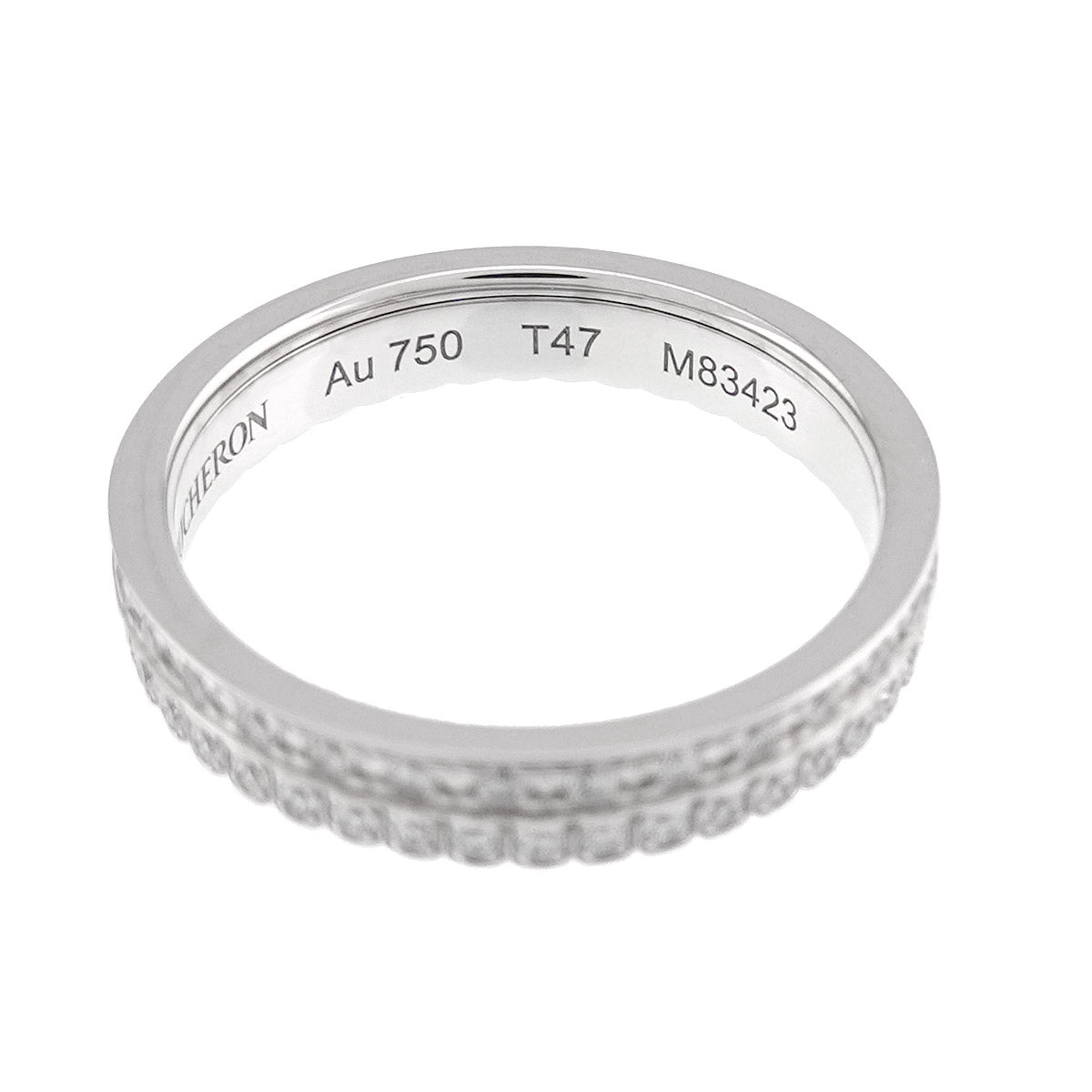 Quatre RADIANT Diamond Ring 18K WG 750 Size47 4(US)