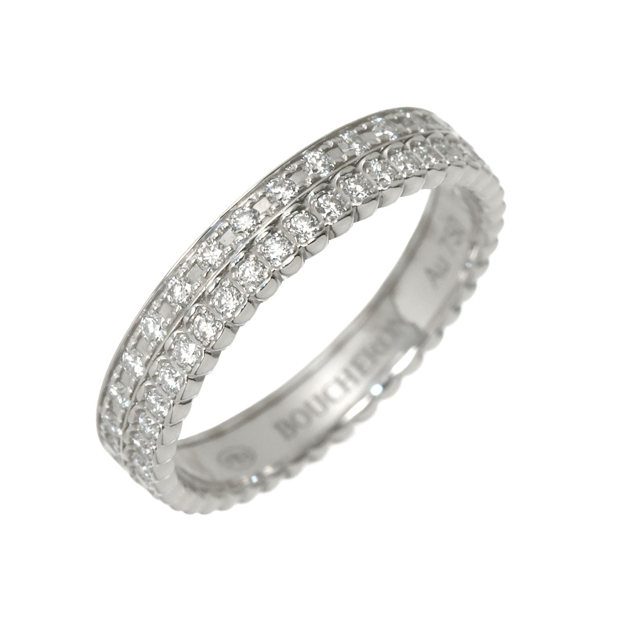Quatre RADIANT Diamond Ring 18K WG 750 Size47 4(US)