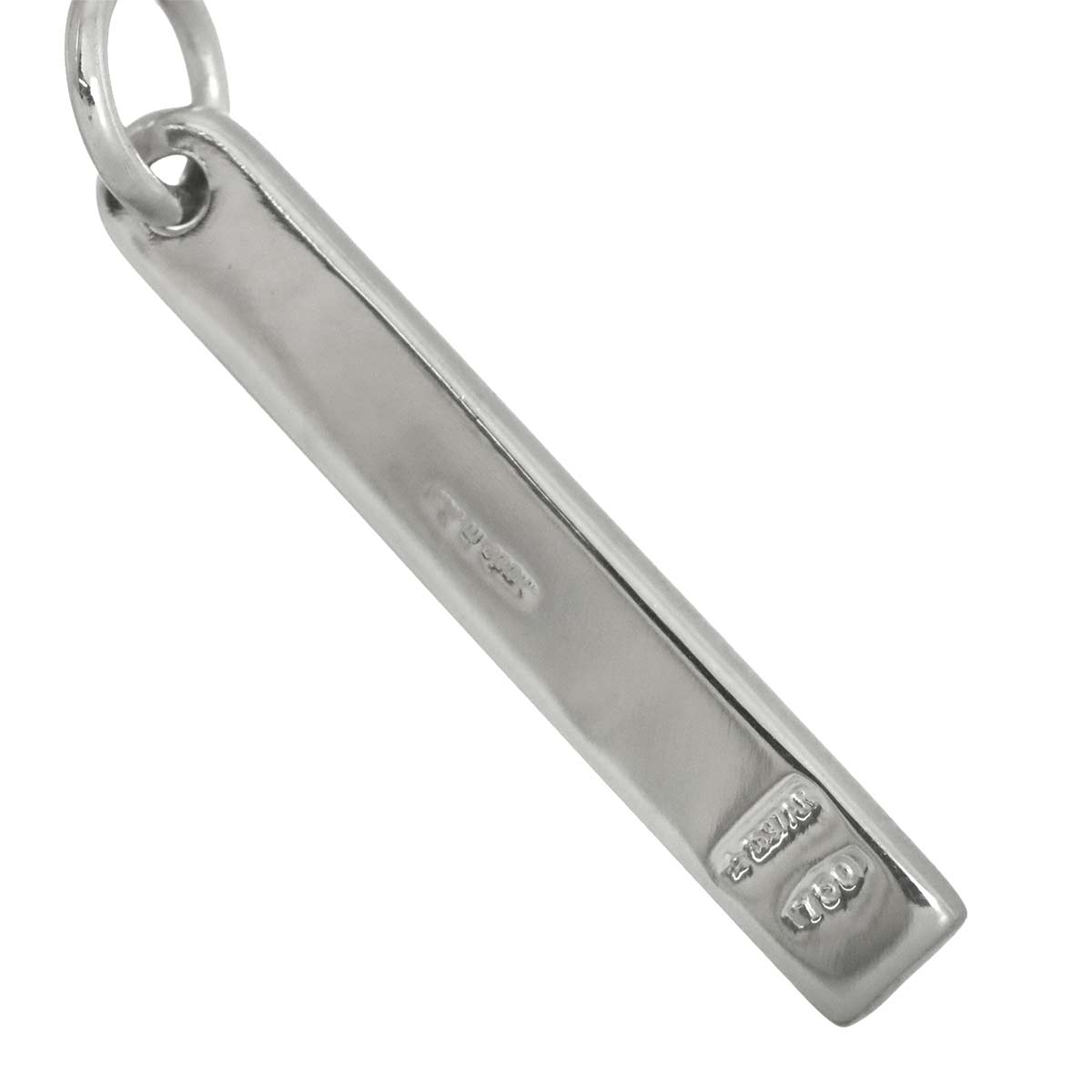 Lariat Necklace 18K White Gold 750