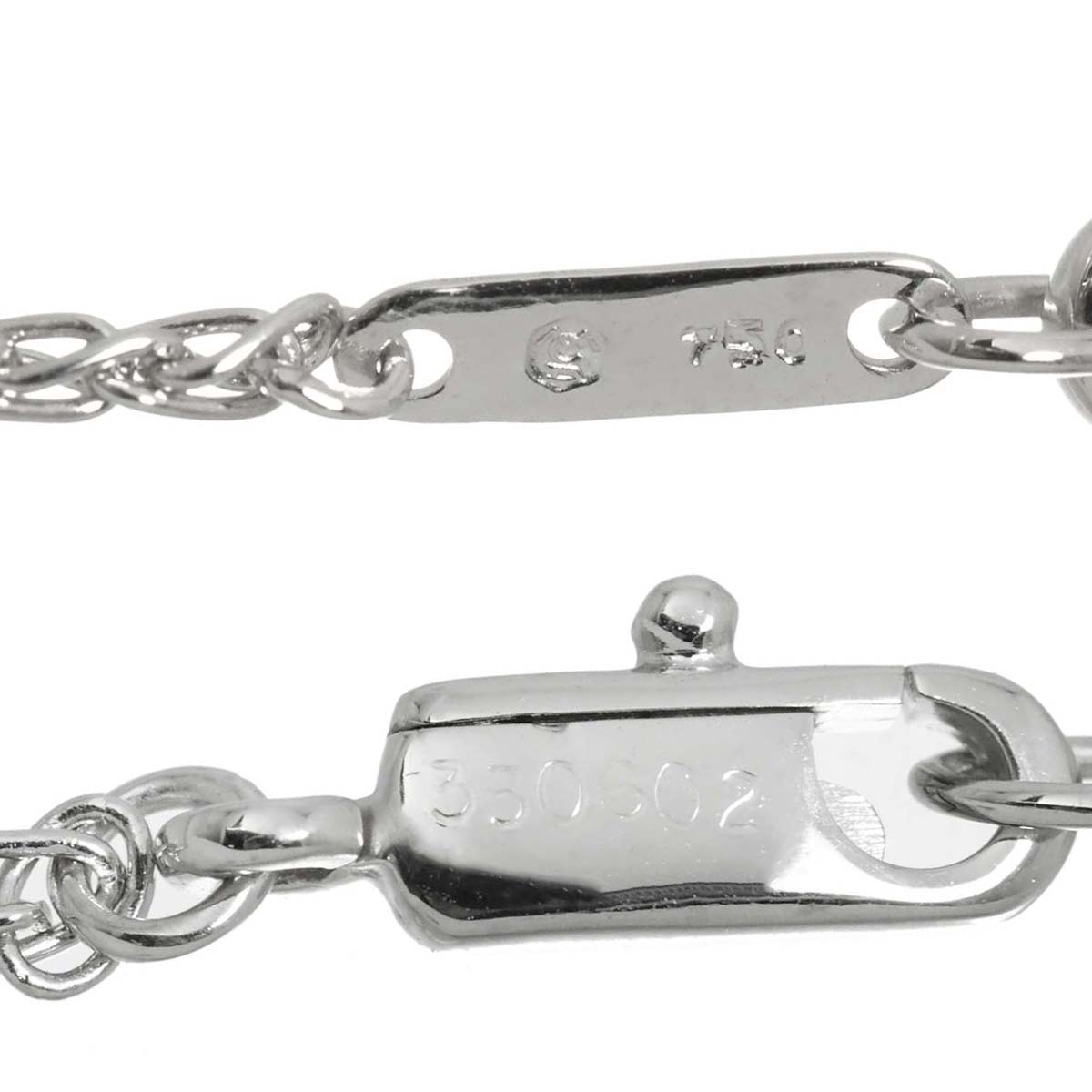 Diamond 0.373ct Necklace 18K WG 750