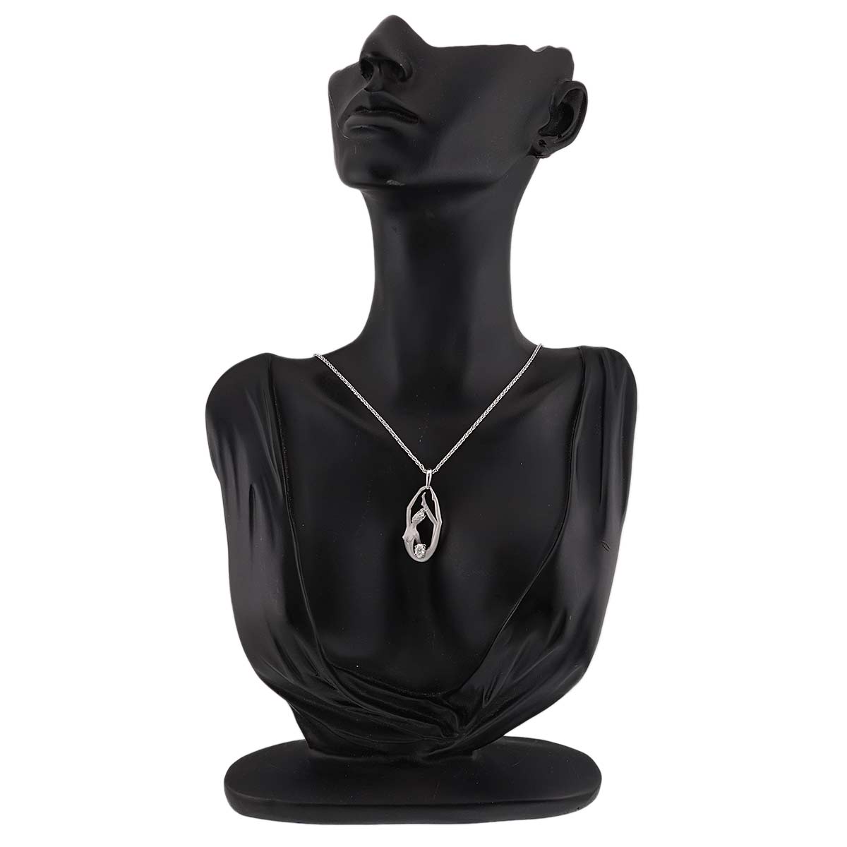Diamond 0.373ct Necklace 18K WG 750