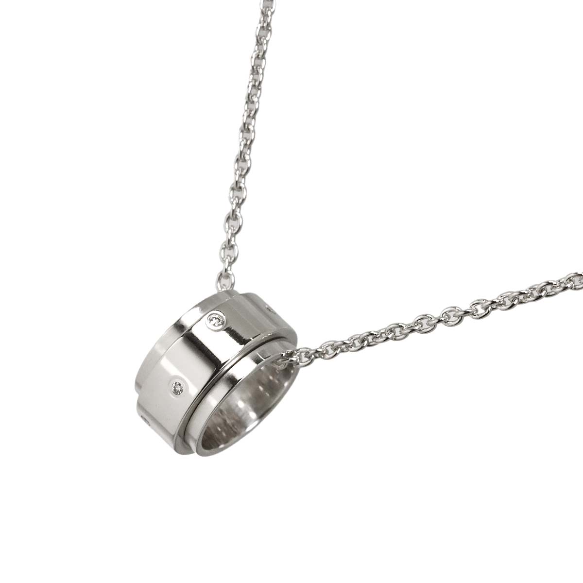 Possession Diamond Necklace 18K White Gold 750