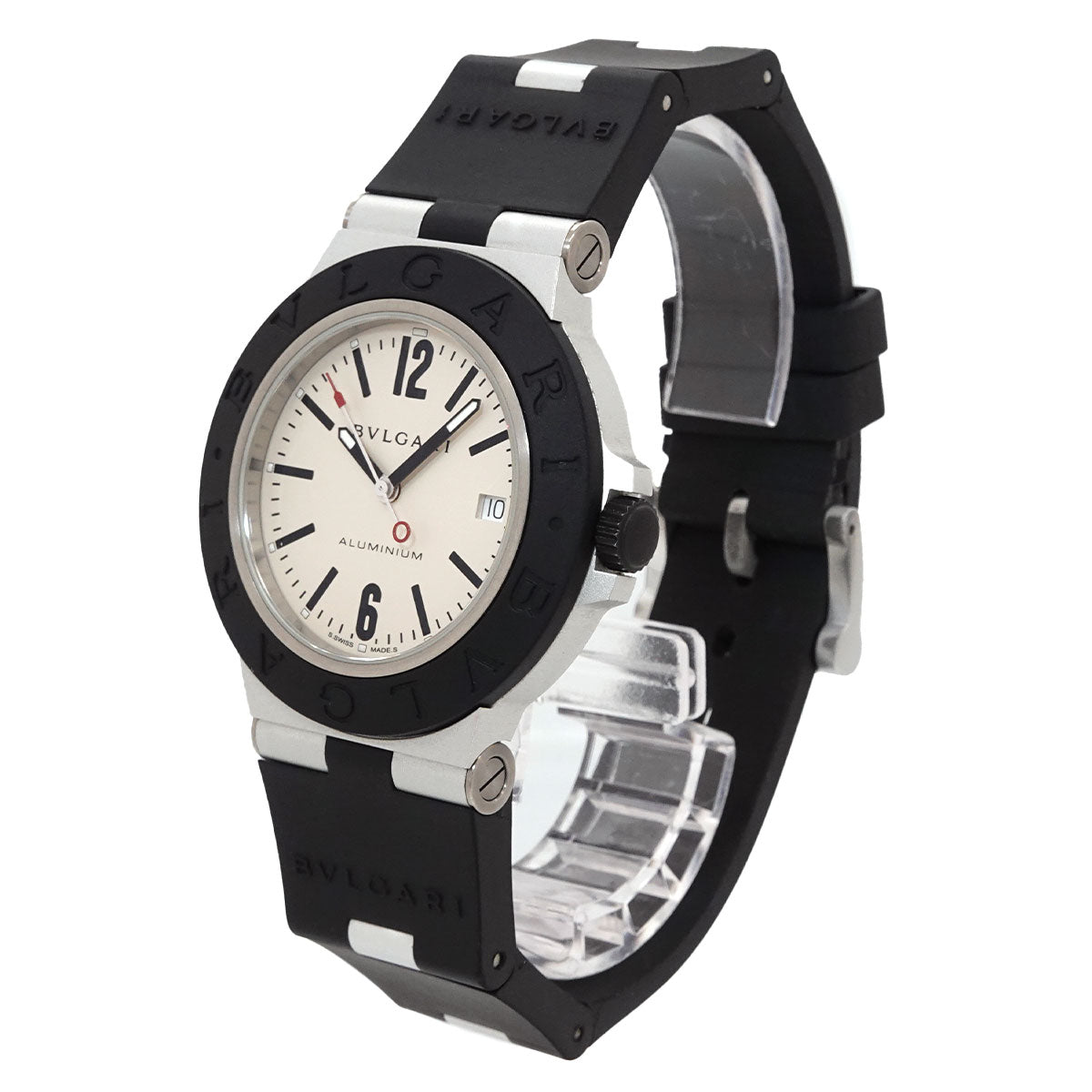 Aluminum BB40ATCH Automatic Date Silver Black Dial Mens