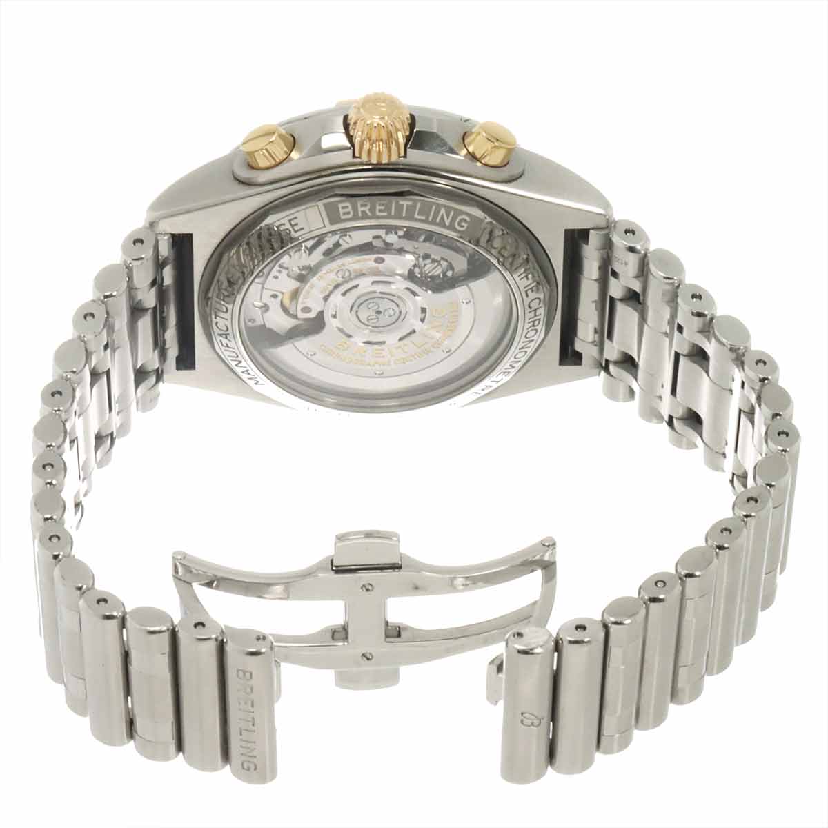 ChronomatB01 IB0134 750 PG Automatic Silver Dial Mens Watch