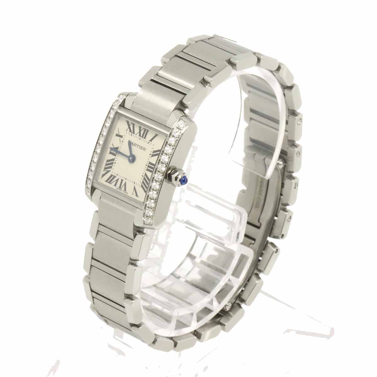 Tank Francaise SM W4TA0008 Diamond Bezel cream Dial Ladies
