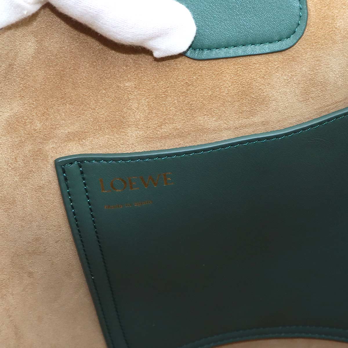 Pebble Bucket Bag Medium Shoulder Bag Leather Green