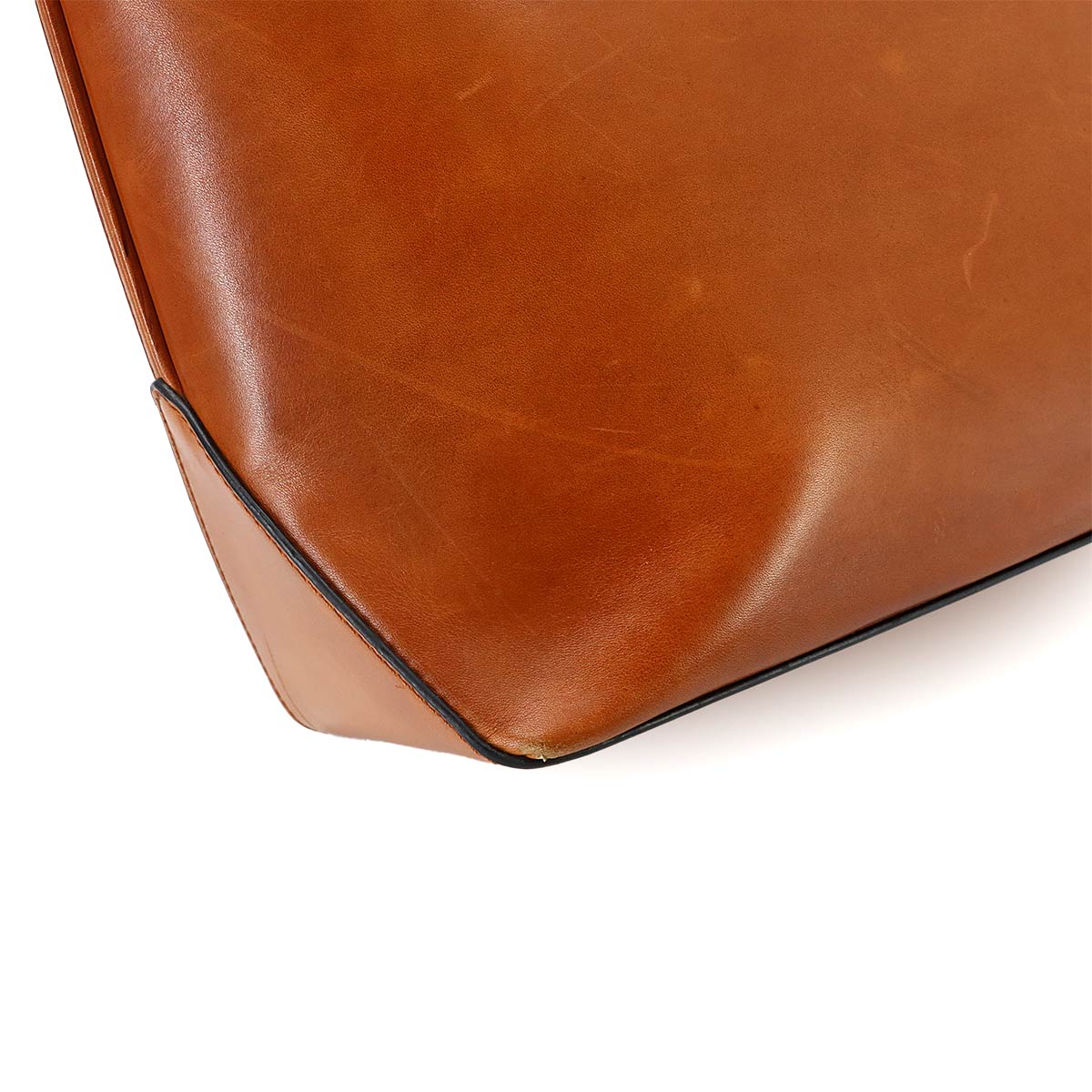 Calligraphy Toujours Tote Bag Venezia Leather Brown Purse