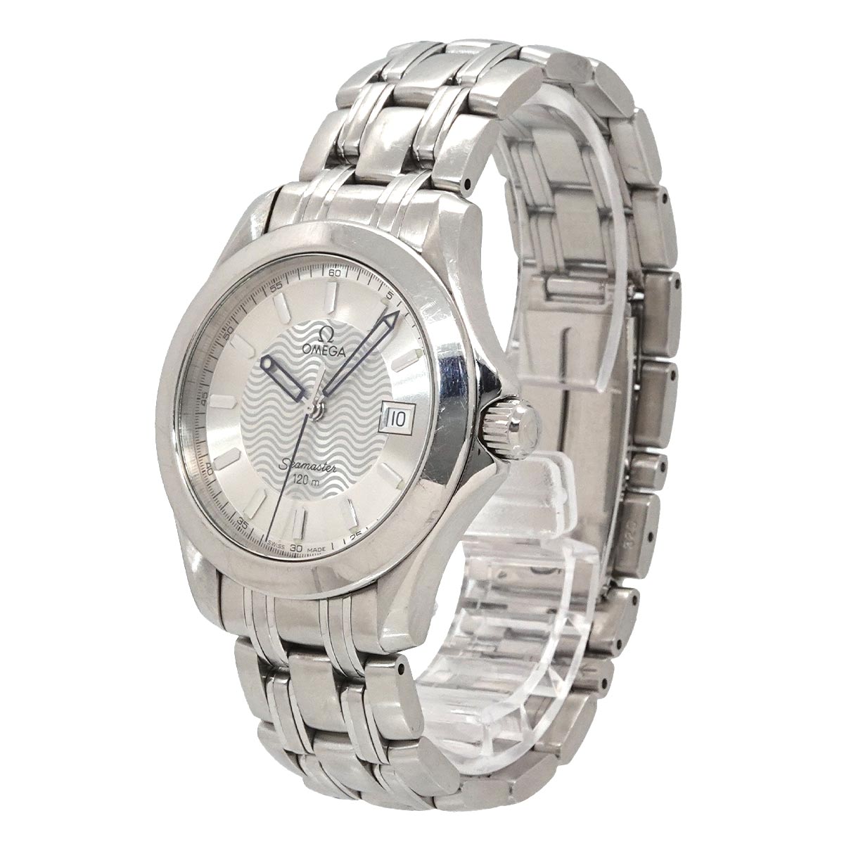Seamaster 120 2511 31 Date Quartz Silver Dial Mens Watch