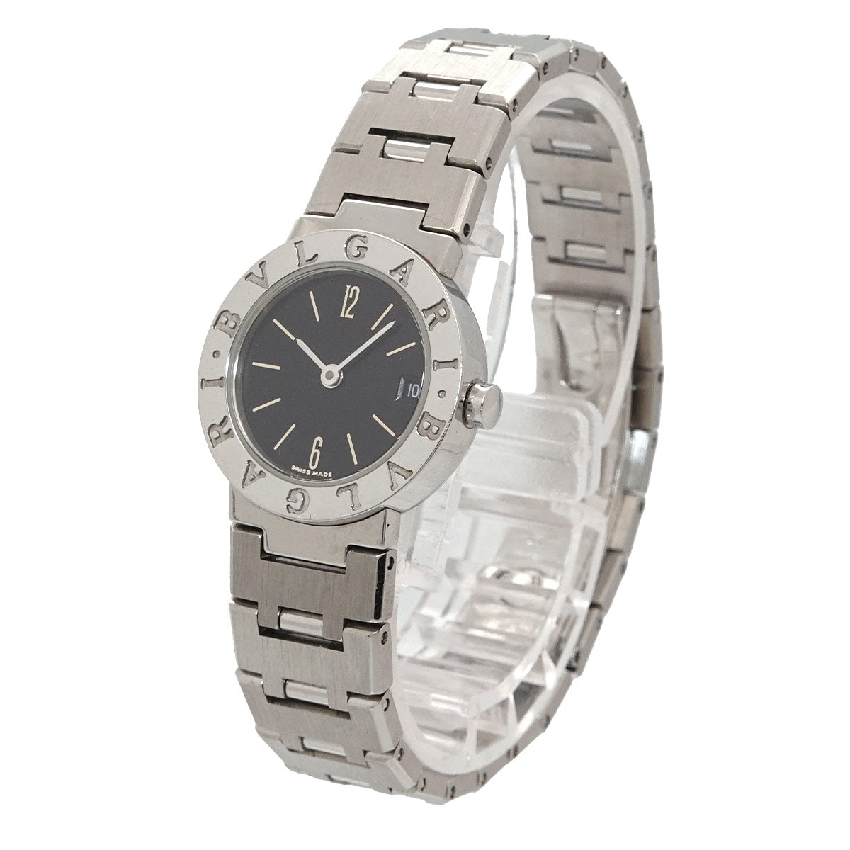 BVLGARIBVLGARI BB23SS Quartz Black Dial Ladies Watch