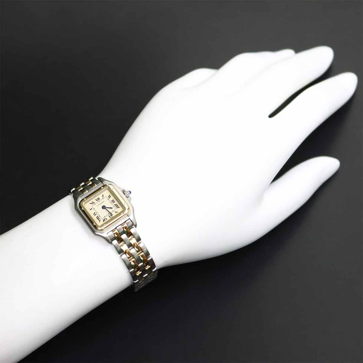 Panthere Two Row SM W25029B6 Quartz Cream Dial YG