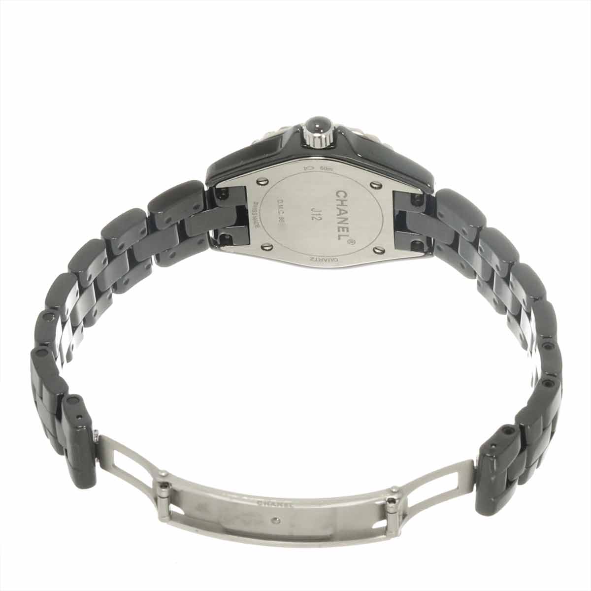 J12 29mm H2569 8P Diamond Quartz Black Dial Ladies Watch