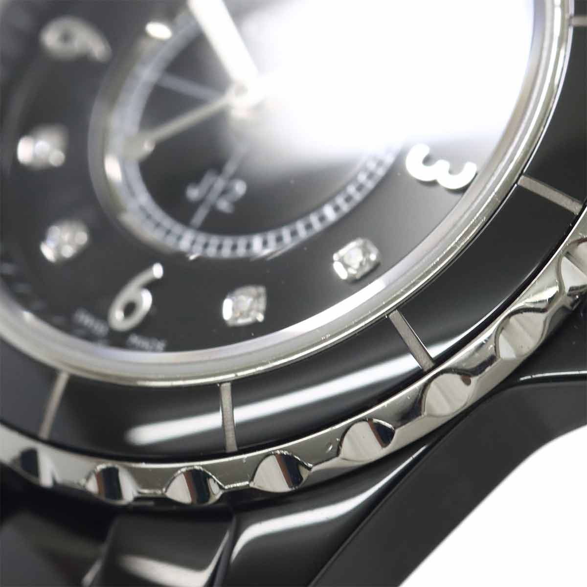 J12 29mm H2569 8P Diamond Quartz Black Dial Ladies Watch