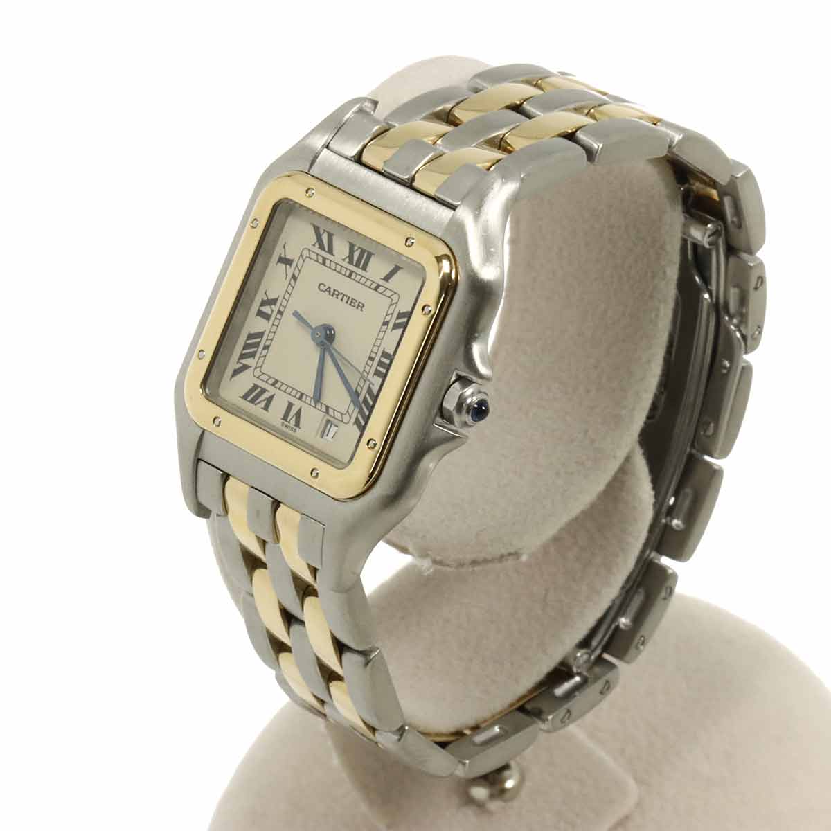 Panthere MM 2Row W25028B6 YG Quartz Date Cream Dial Boys Watch