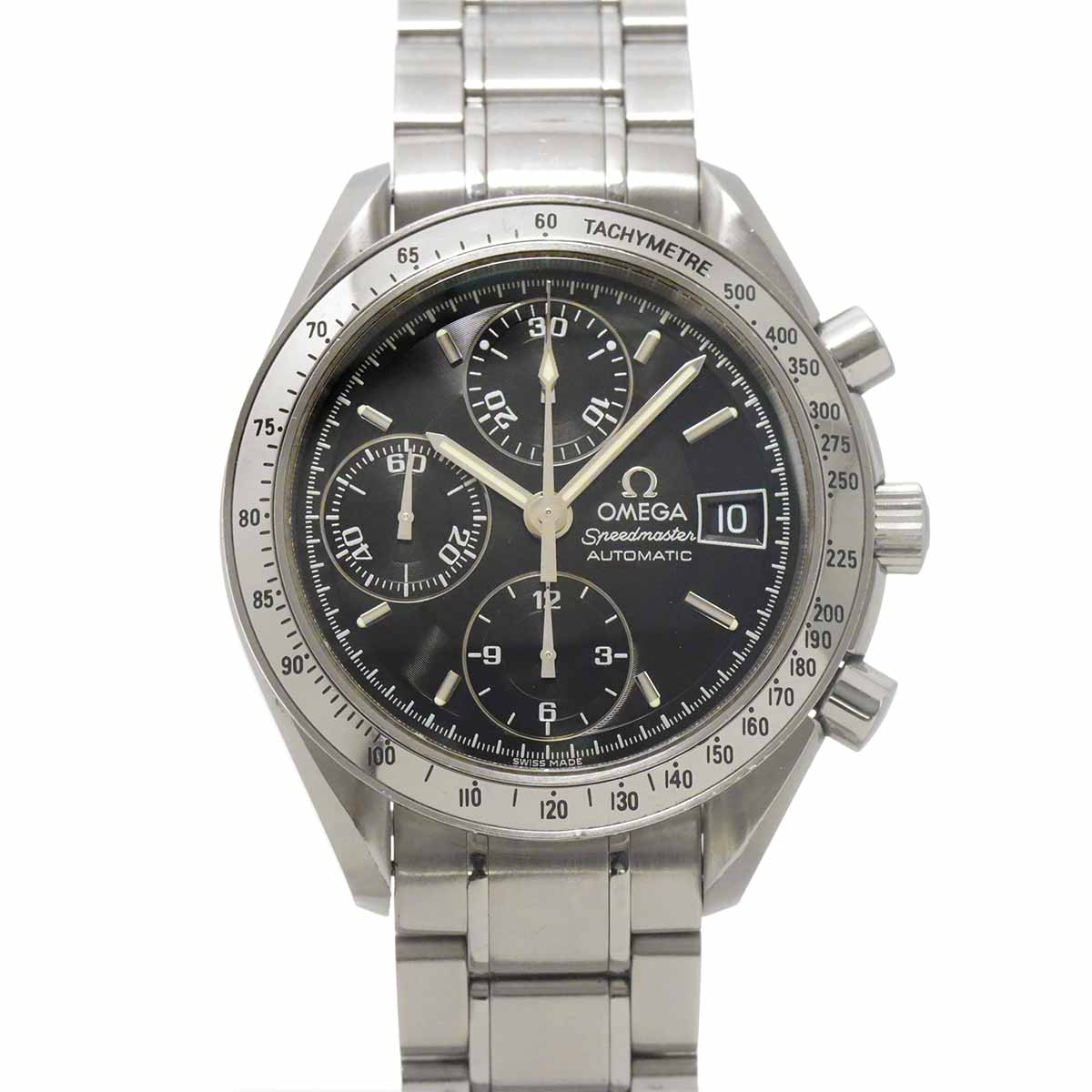 Speedmaster Date 3513 50 Chronograph Automatic Black Dial Mens