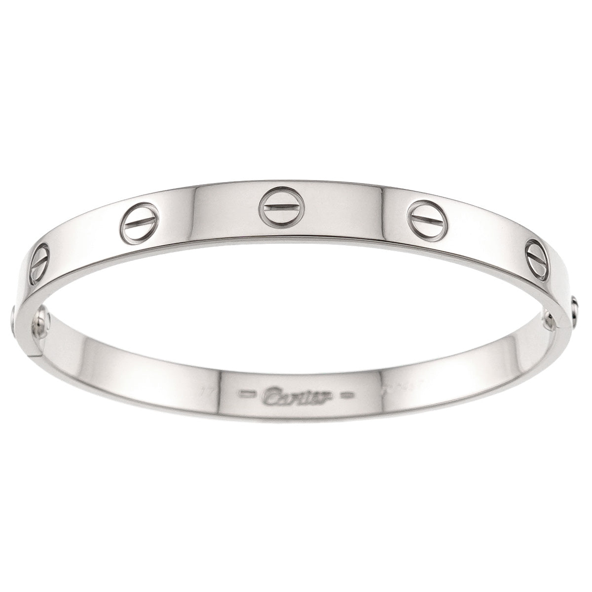Love Bracelet Bangle 18K WG 750 Size17