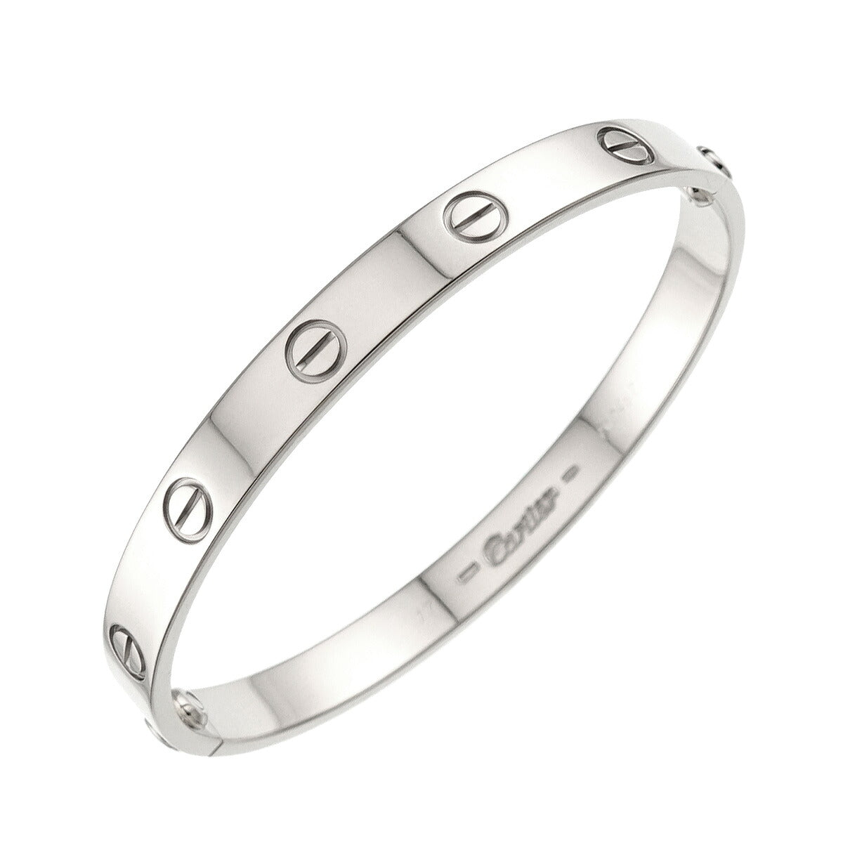 Love Bracelet Bangle 18K WG 750 Size17