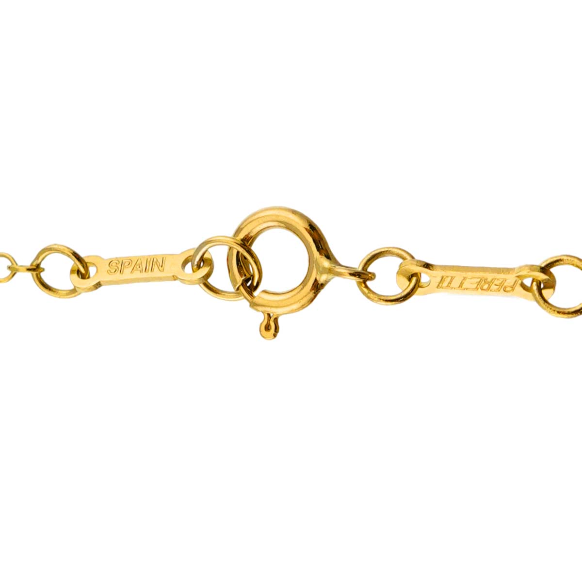Open Heart Long Necklace 18K Yellow Gold 750