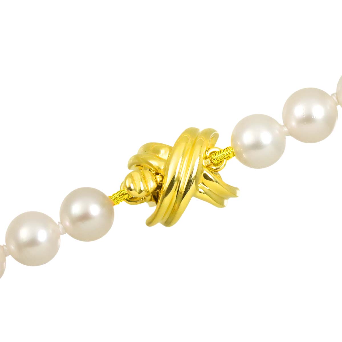 Signature Akoya Pearl Necklace 18K YG 750