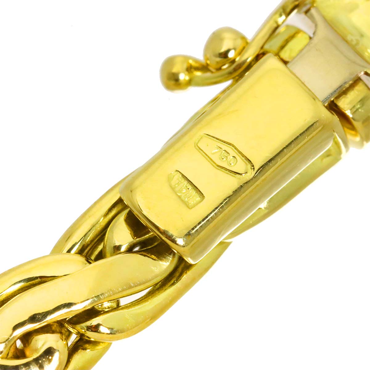 Diamond 1.22ct Necklace 18K Yellow Gold 750
