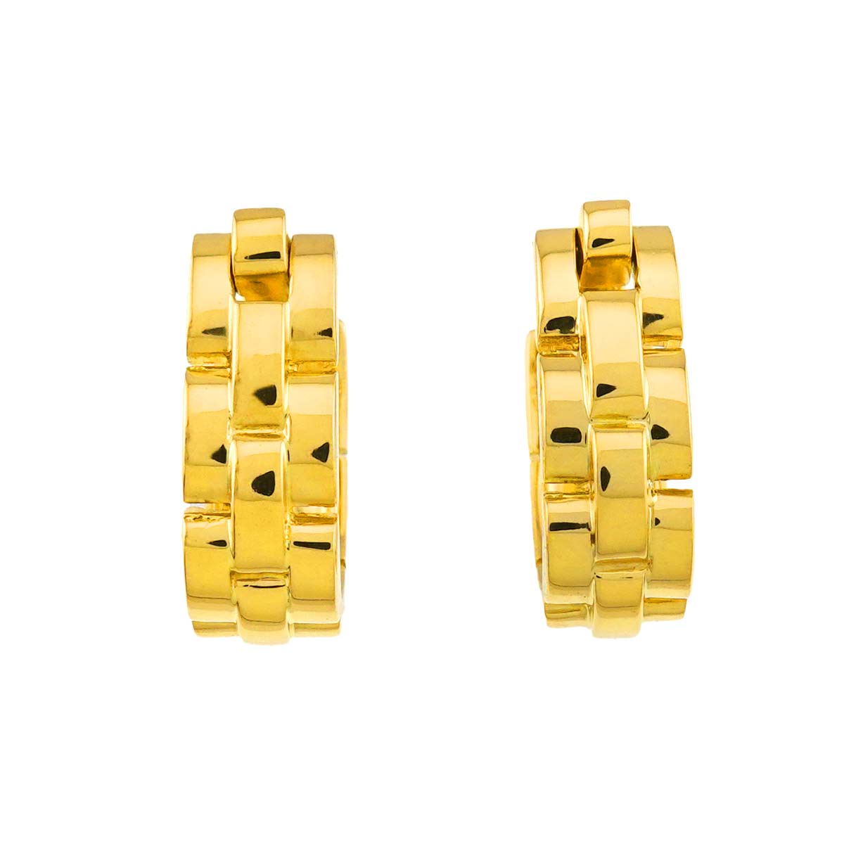 Panthere Cuff links 18K Yellow Gold 750