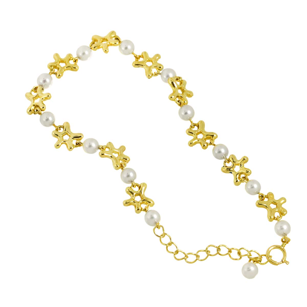 Baby Pearl 3.8mm Bracelet 18K Yellow Gold 750