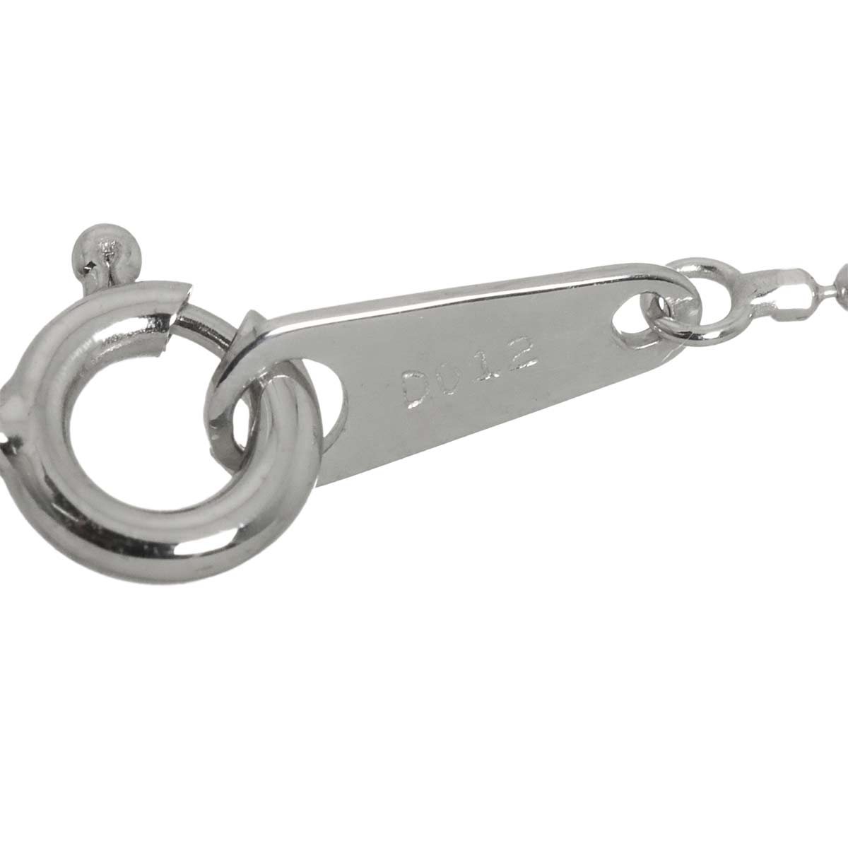Diamond 0.12ct Necklace 18K WG 750