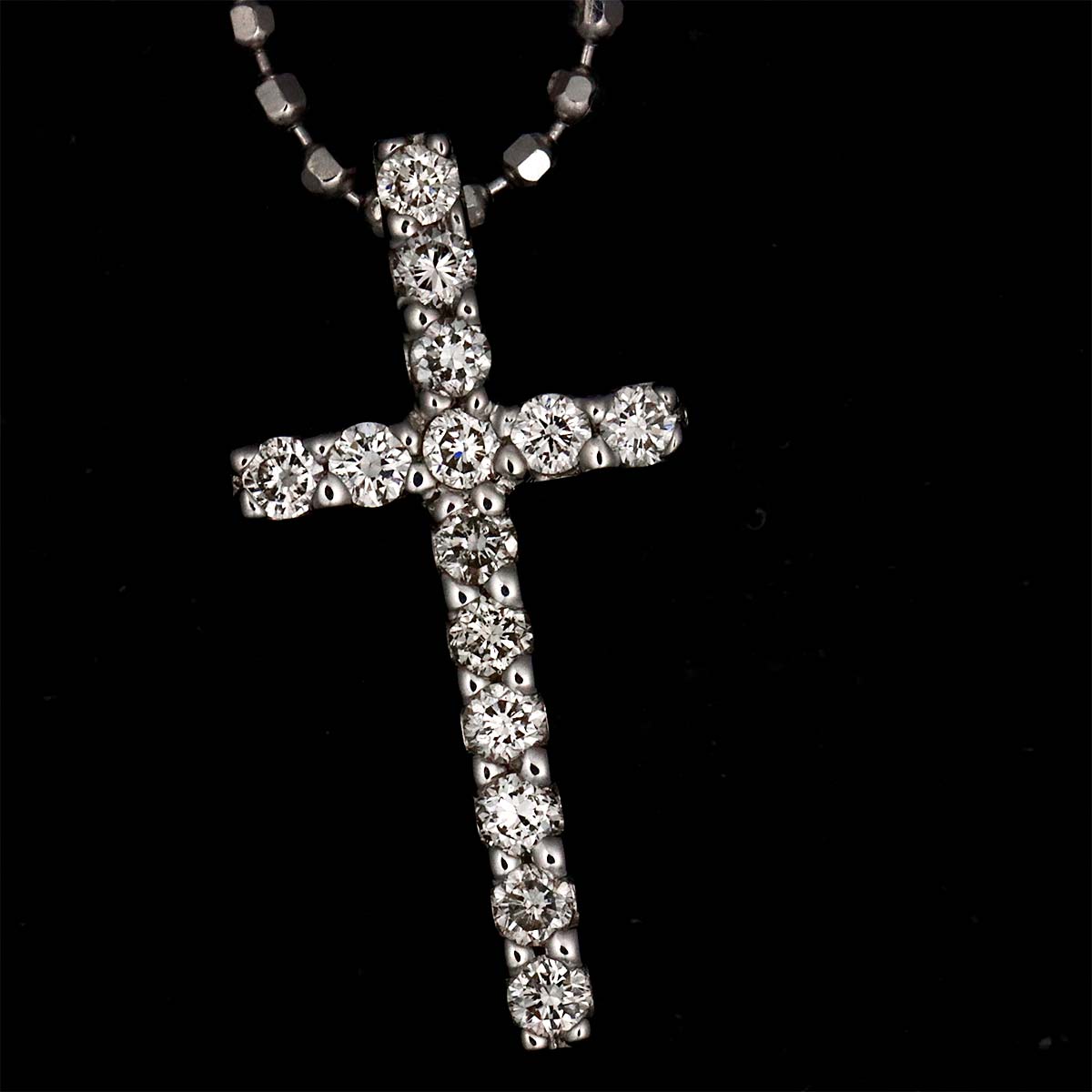 Diamond 0.12ct Necklace 18K WG 750