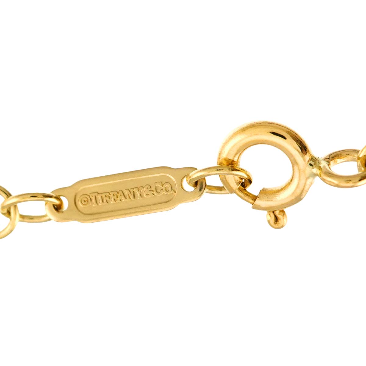 Open Flower Diamond Necklace 18K Yellow Gold 750