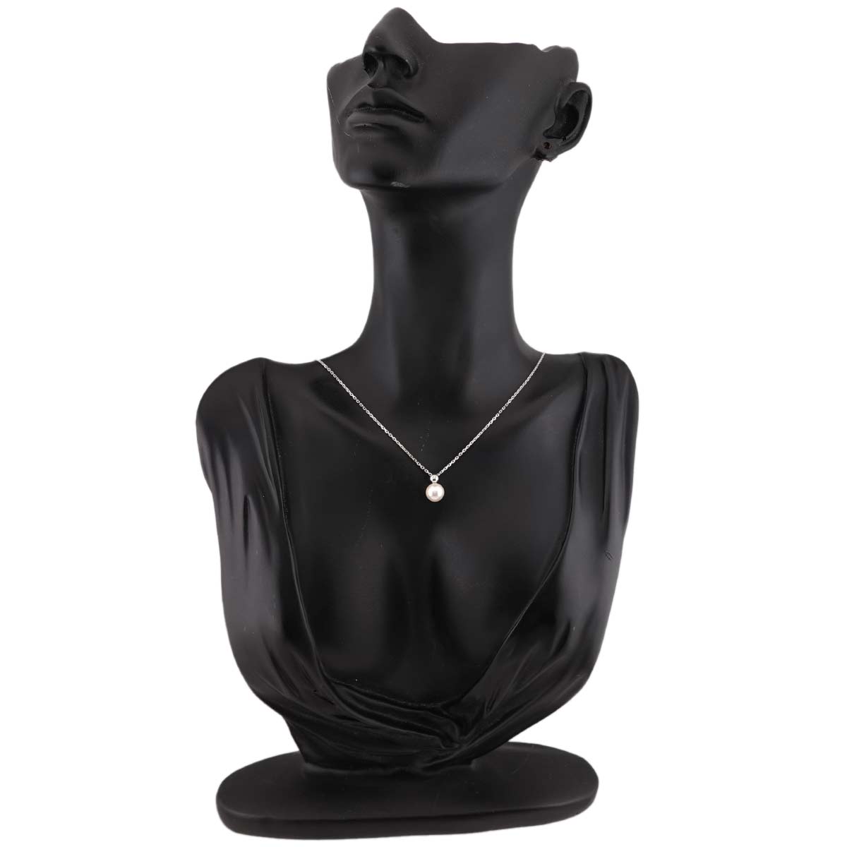 PERLITA Akoya Pearl 7.3mm Diamond Necklace 18K White Gold 750