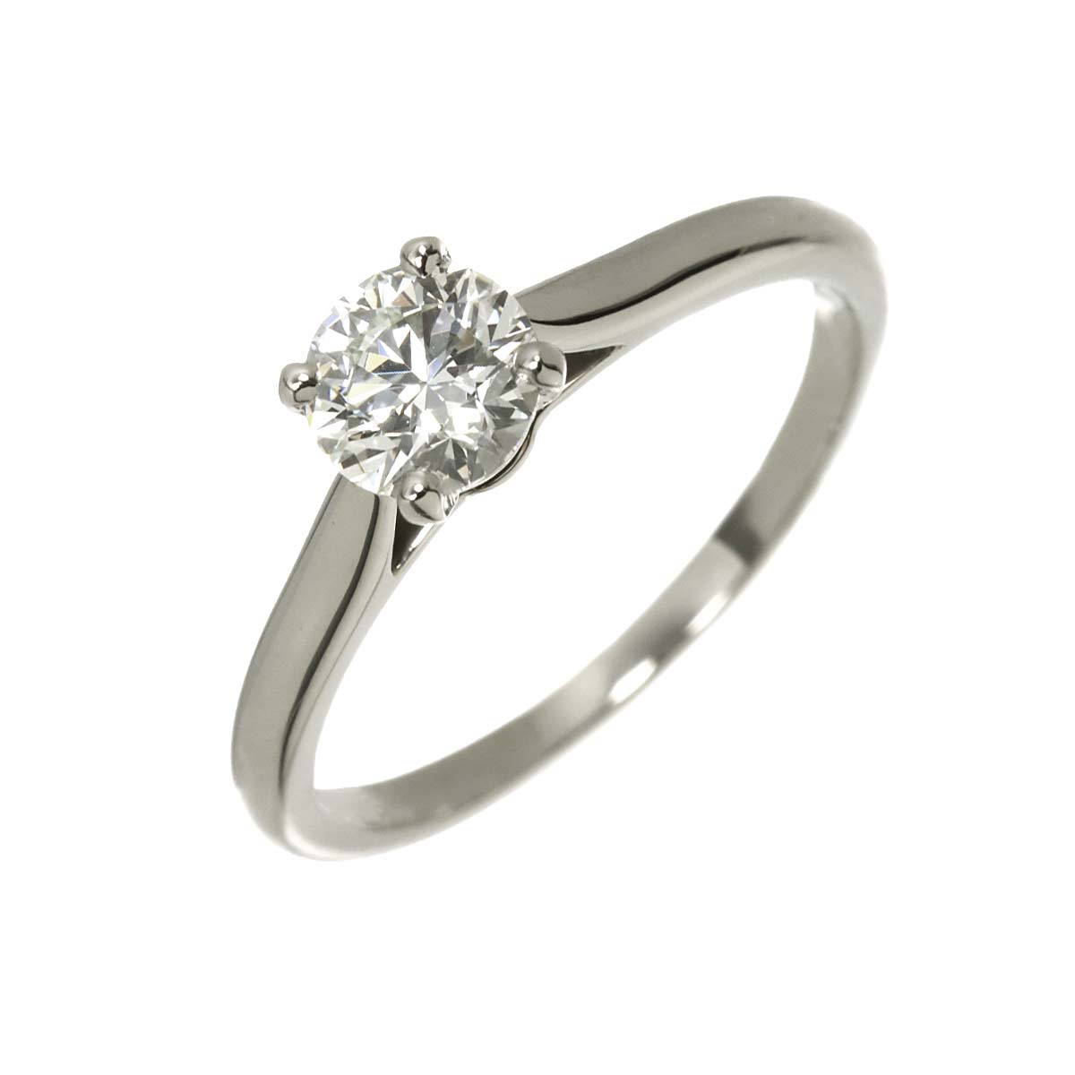 Diamond 0.61ct H/VS1/3EX Ring Platinum size51 5.5-5.75(US)