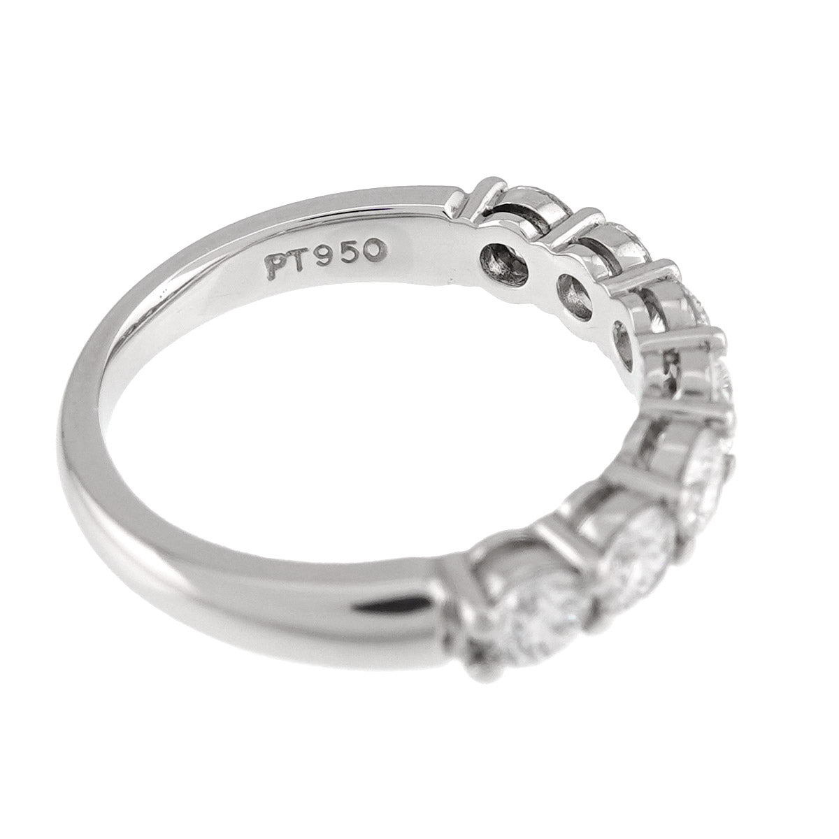 Half Diamond Ring Platinum size5-5.25(US)