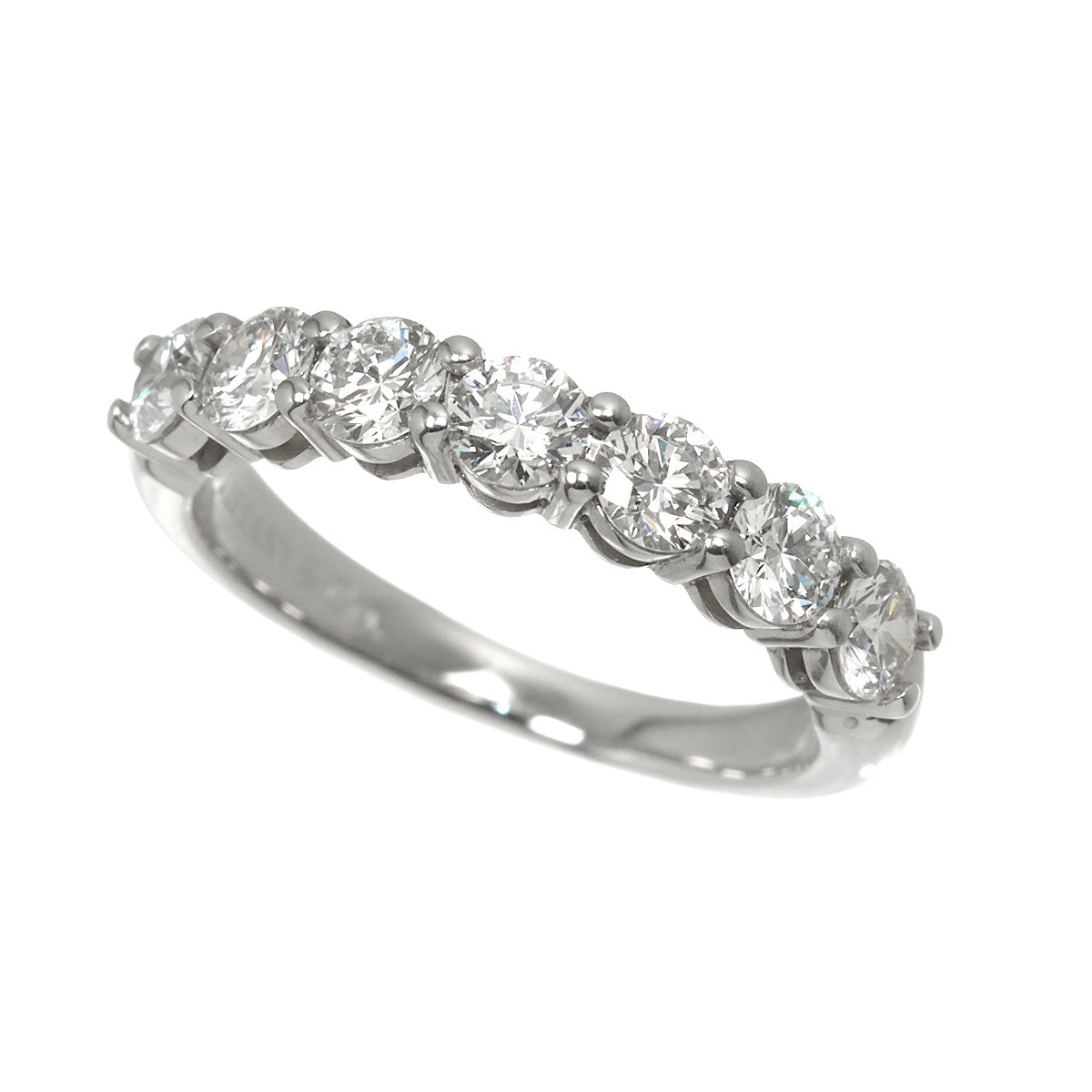 Half Diamond Ring Platinum size5-5.25(US)