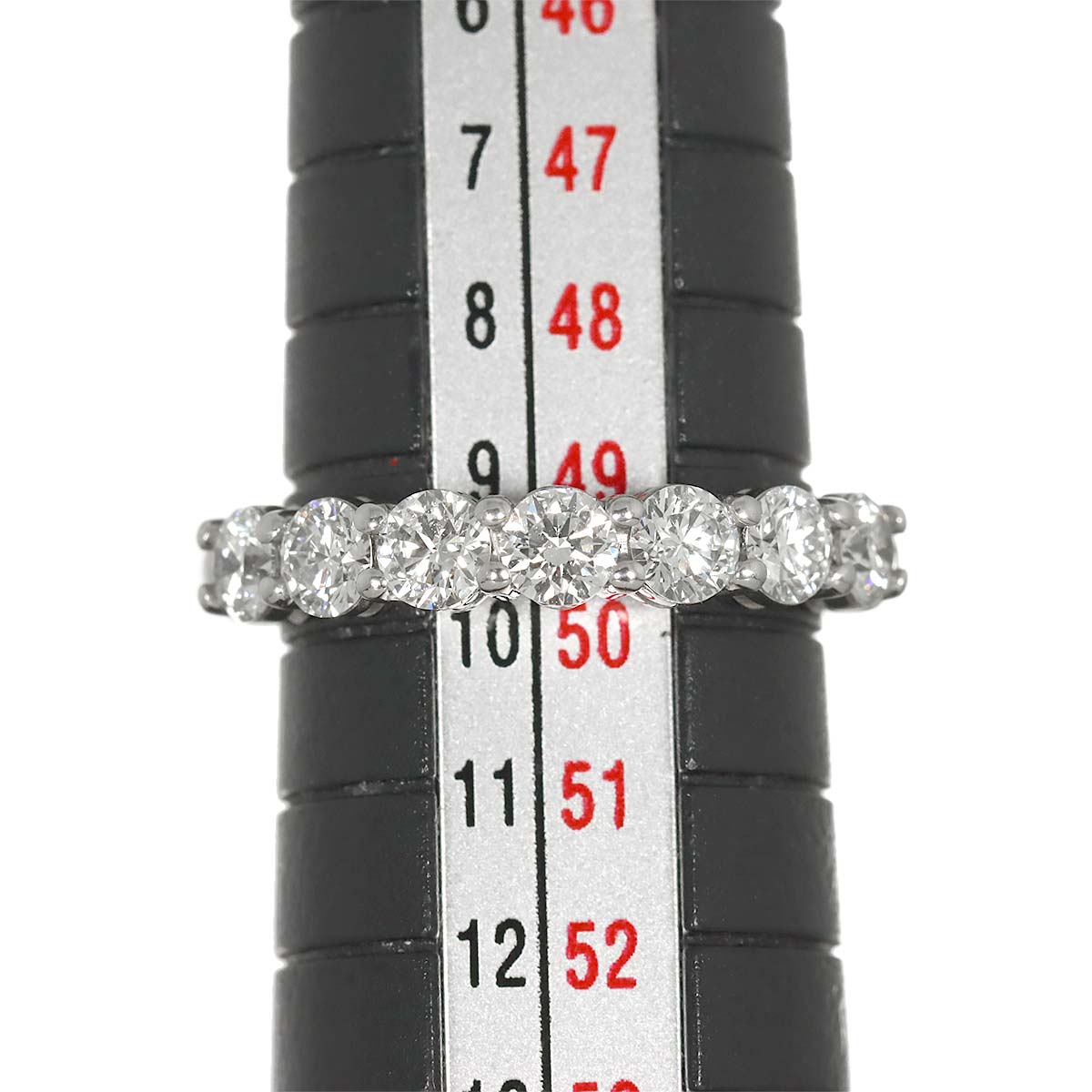 Half Diamond Ring Platinum size5-5.25(US)
