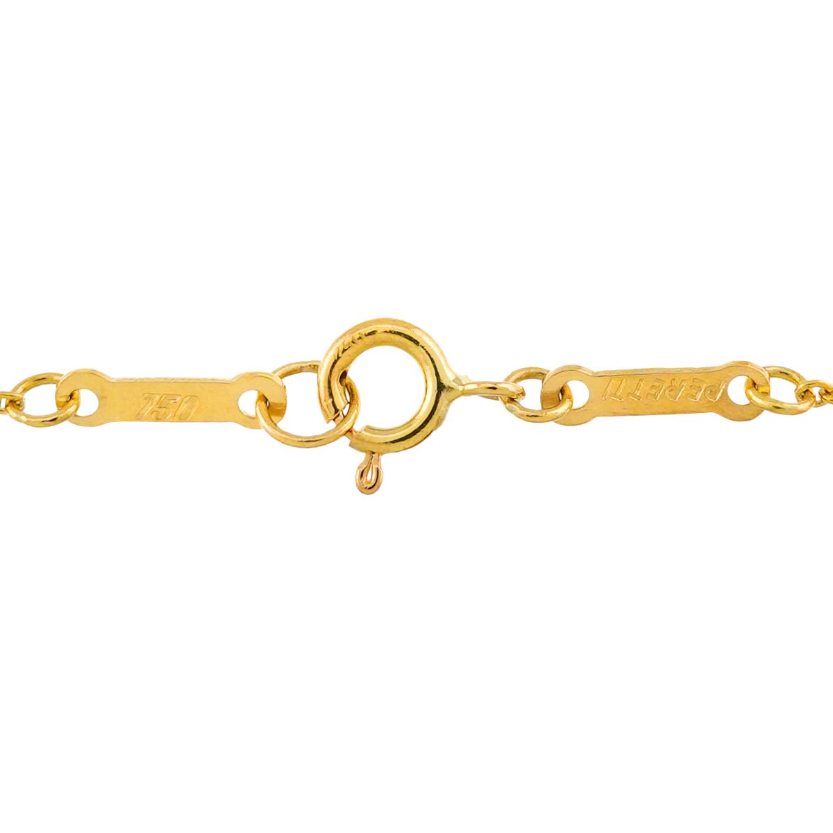 Open Heart Necklace 18K Yellow Gold 750