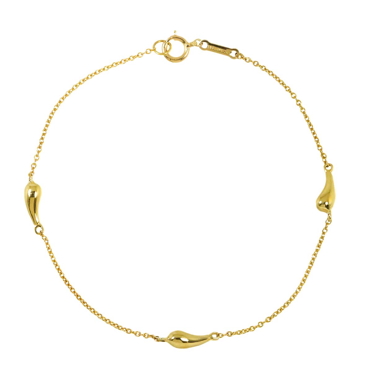 Teardrop 3P Bracelet 18K Yellow Gold 750