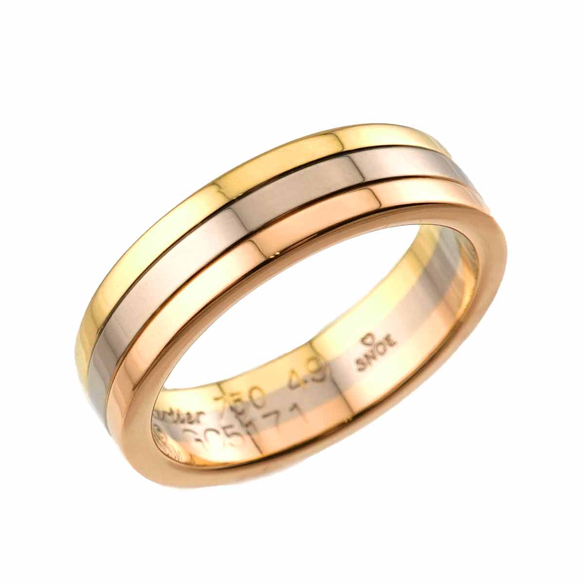 Vendome Ring 18K YG WG PG 750 size49 4.75-5(US)