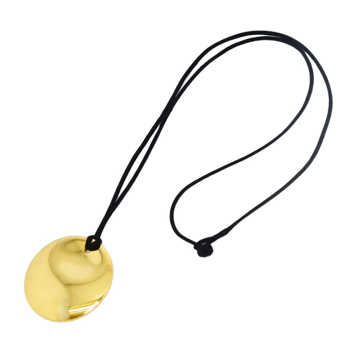 Round motif Necklace 18K Yellow Gold 750