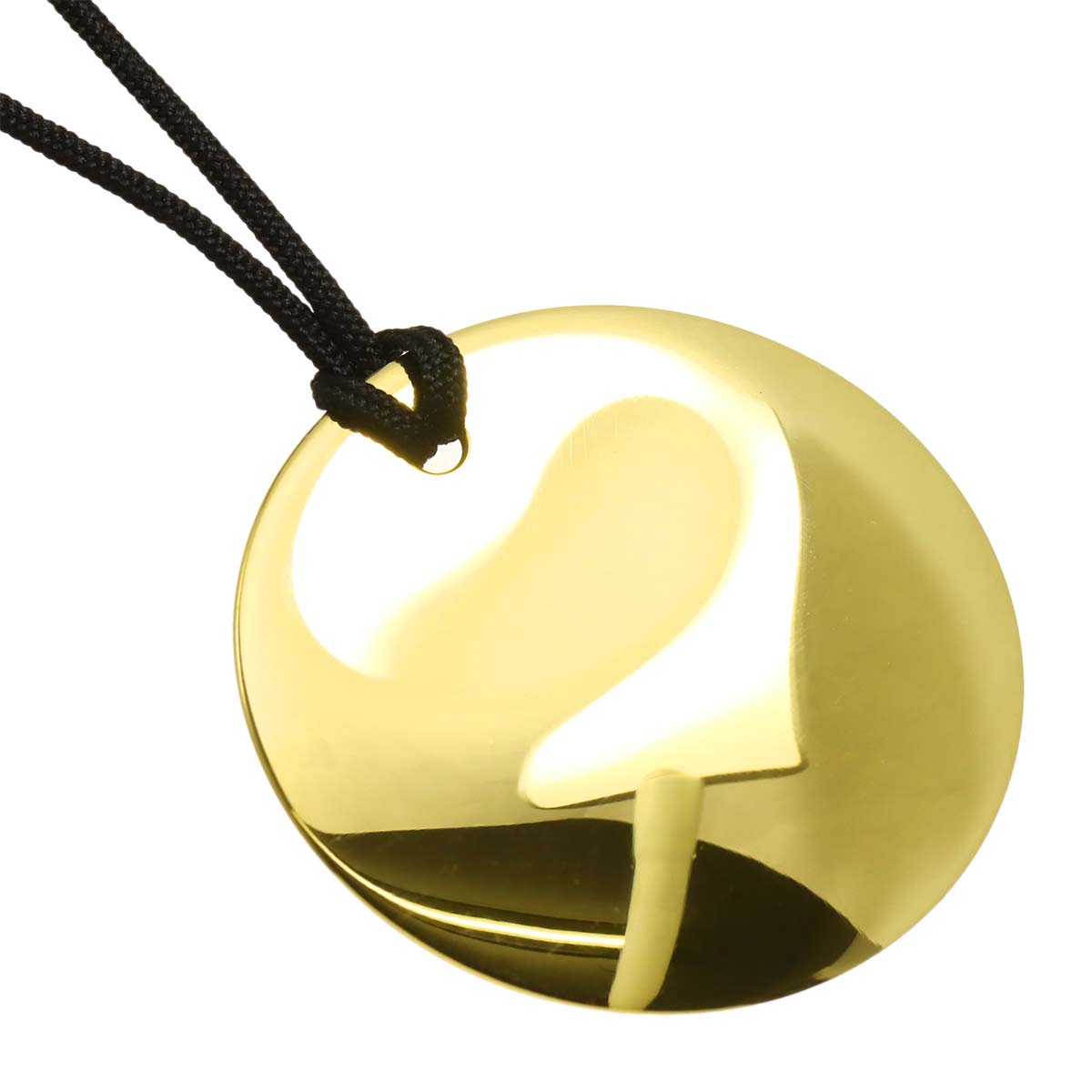 Round motif Necklace 18K Yellow Gold 750