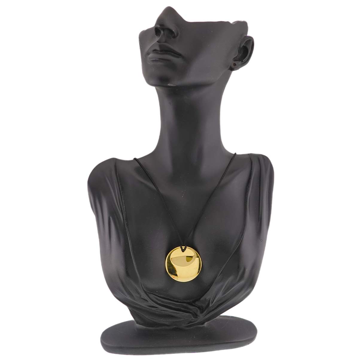 Round motif Necklace 18K Yellow Gold 750