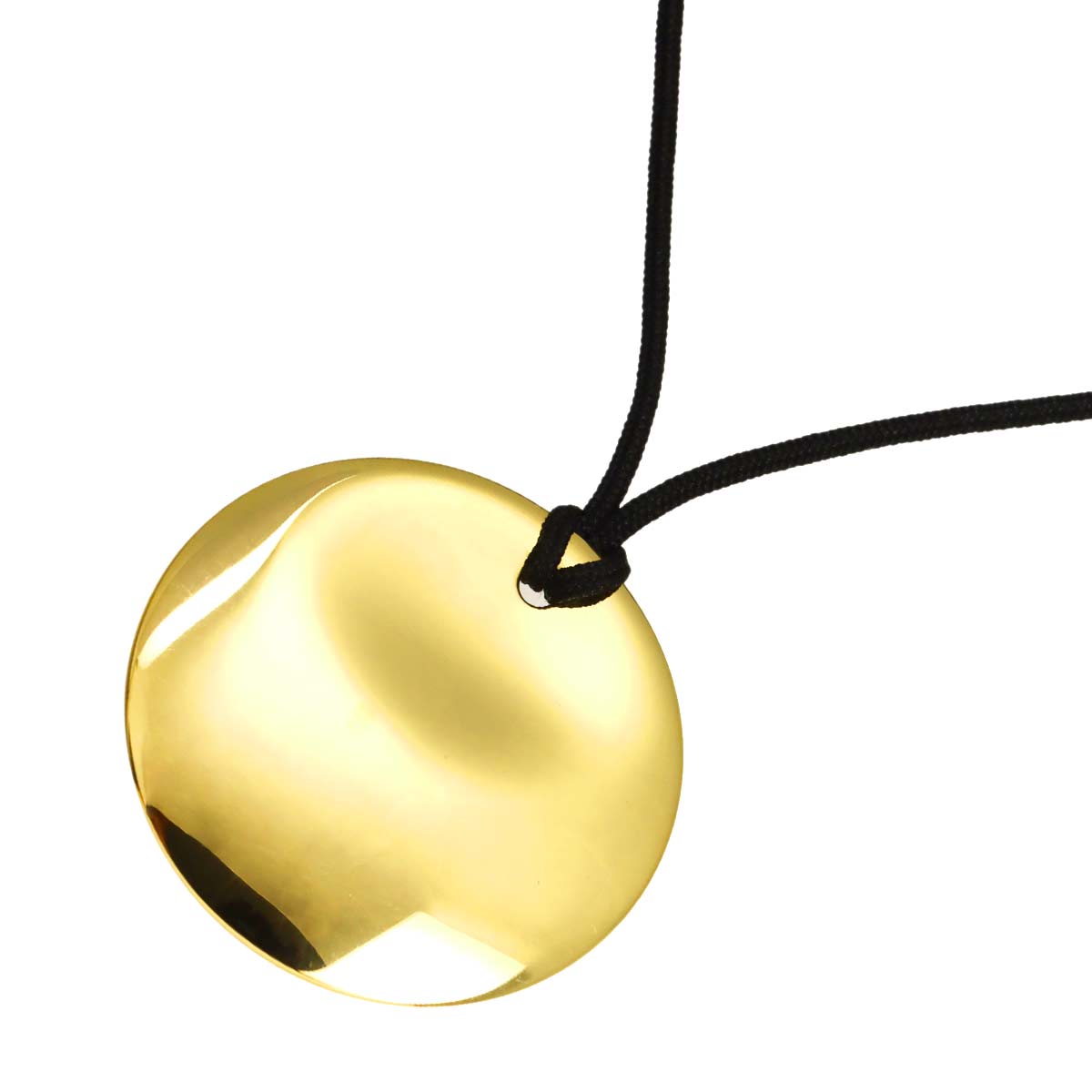 Round motif Necklace 18K Yellow Gold 750