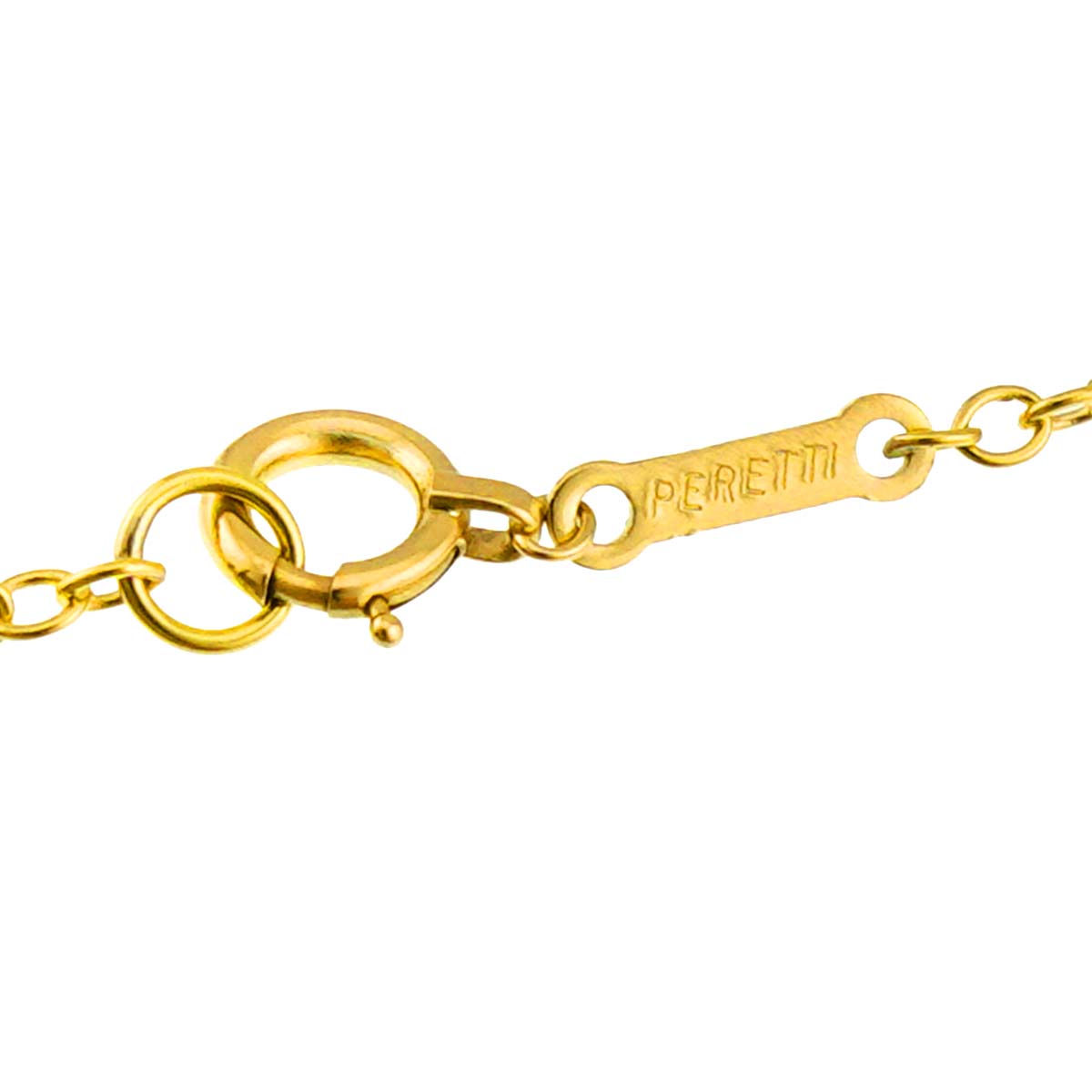 Apple Large Long Necklace 18K Yellow Gold 750