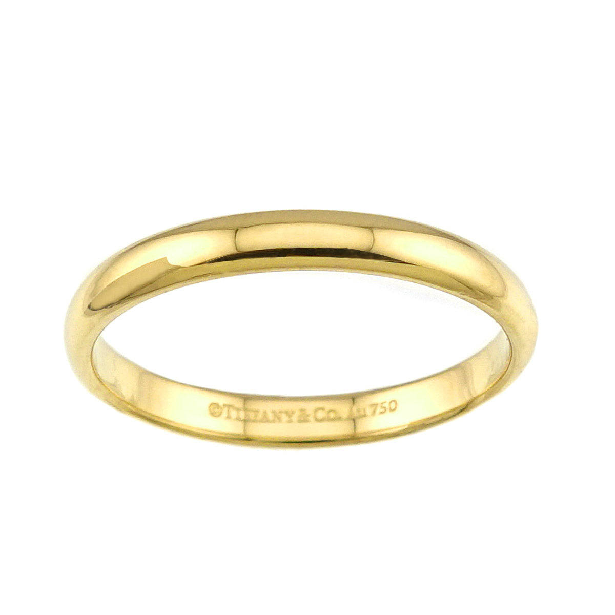 Forever Band Ring 18K Yellow Gold 750 Size10.25-10.5(US)