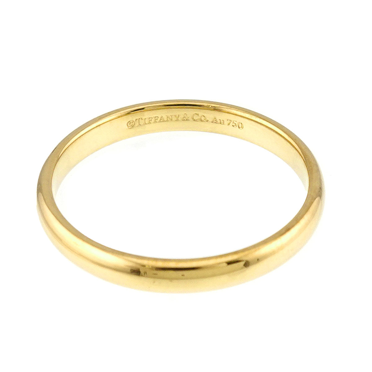 Forever Band Ring 18K Yellow Gold 750 Size10.25-10.5(US)