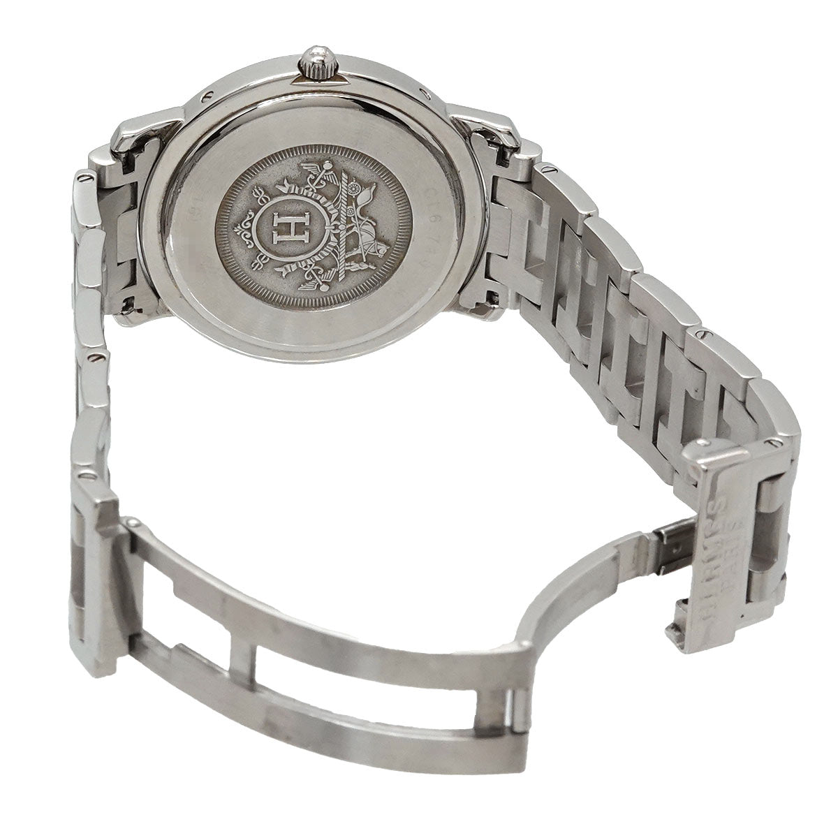 Clipper CL6 710 Quartz White Dial Date Mens Watch