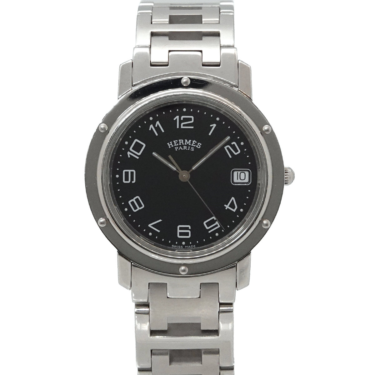 Clipper CL6 710 Quartz White Dial Date Mens Watch