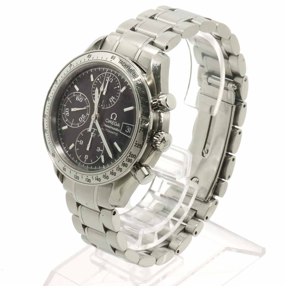 Speedmaster Date 3513 50 Chronograph Automatic Black Dial Mens