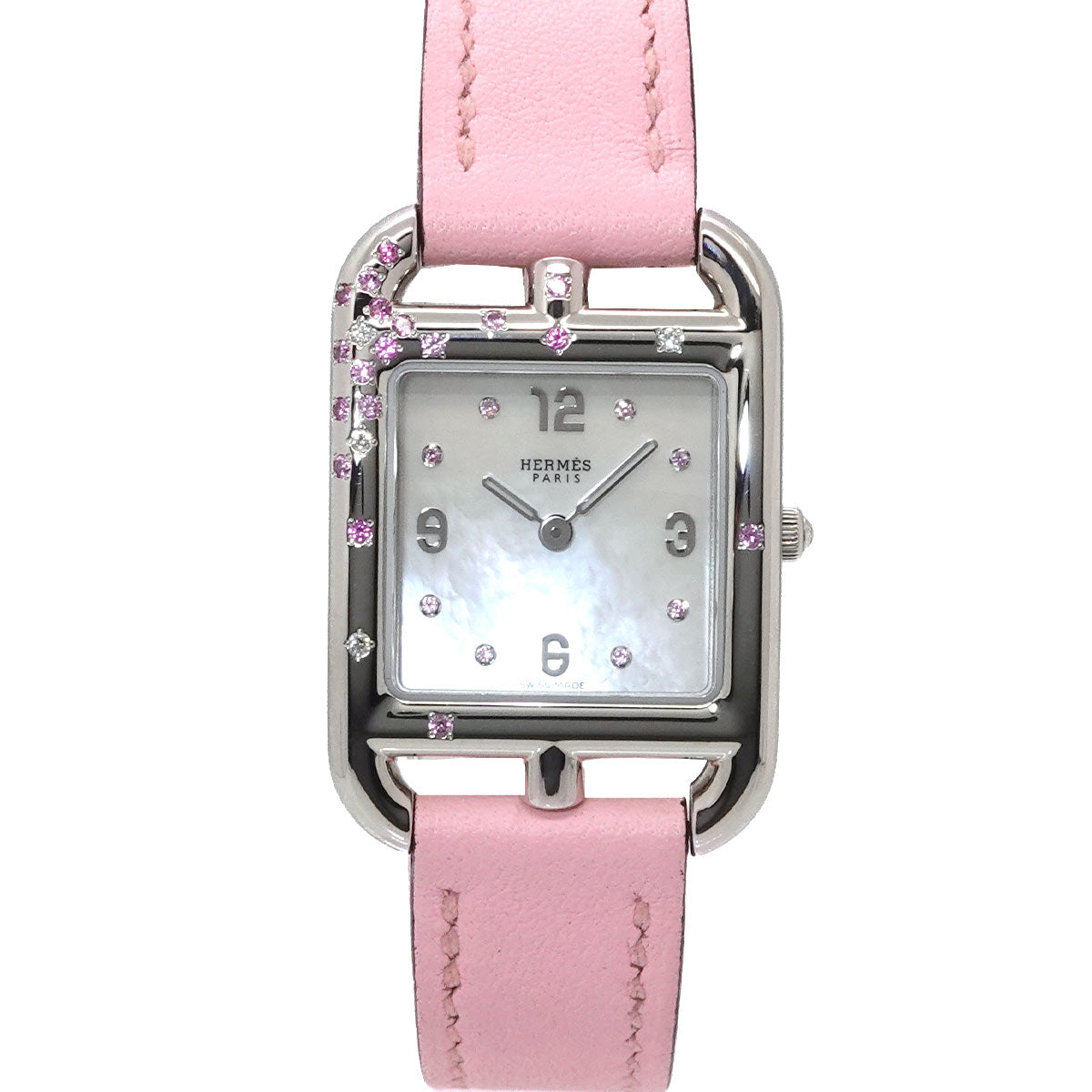 Cape Cod CC1 233 Diamond Pink Sapphire Quartz White Shell Dial