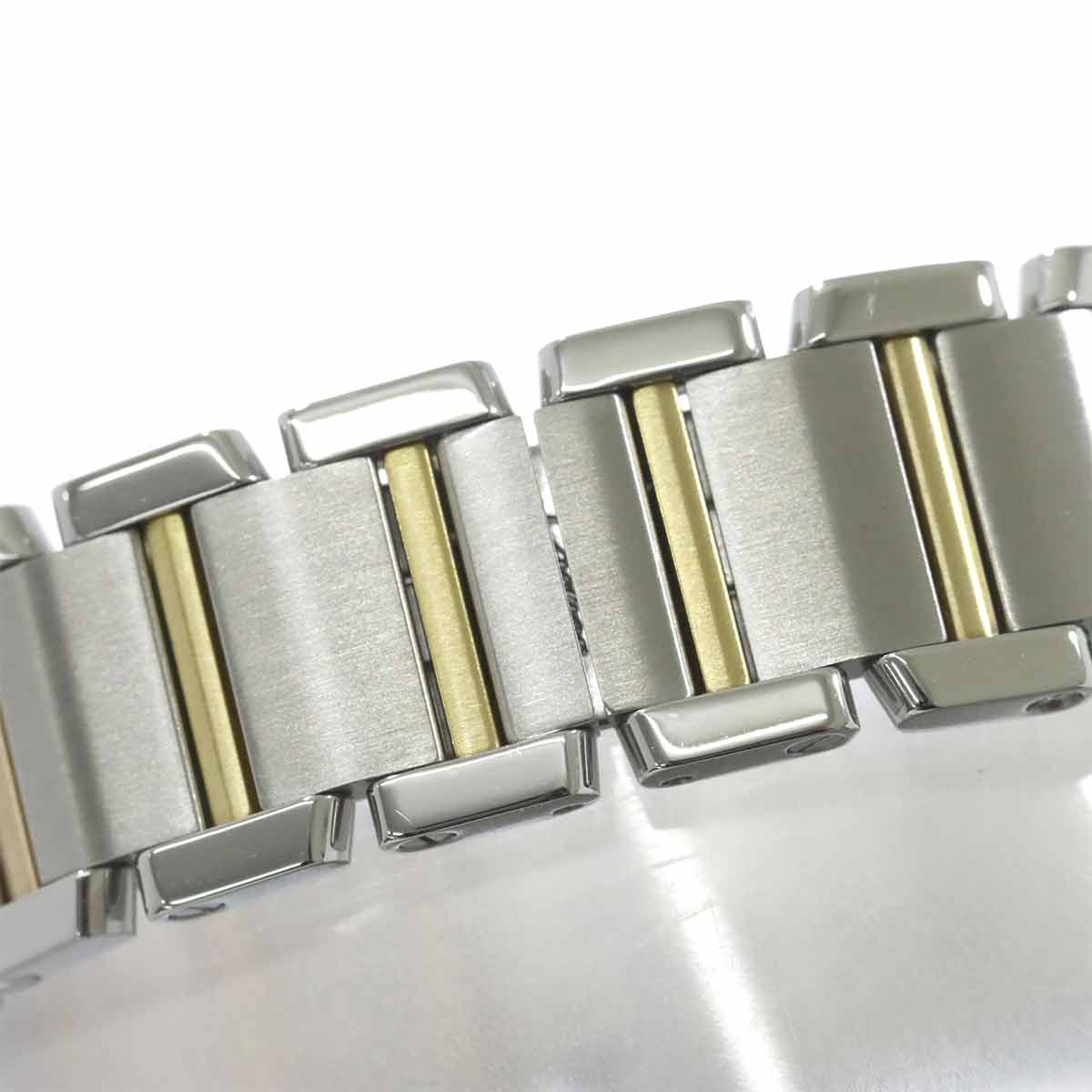 Tank Francaise SM W51007Q4 750 YG Quartz Cream Dial Ladies