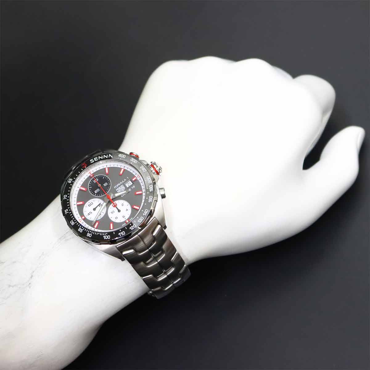 Formula 1 Ayrton Senna CAZ2017 Gray Dial Chronograph